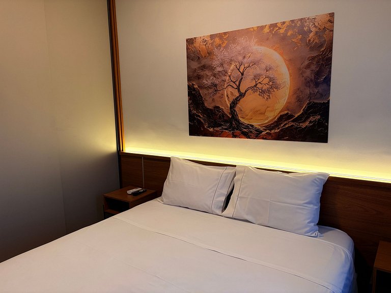 Apê de 1 dormitório | Piscina e Academia- B1005