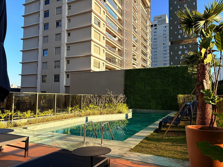 Apê de 1 dormitório | Piscina e Academia- B310