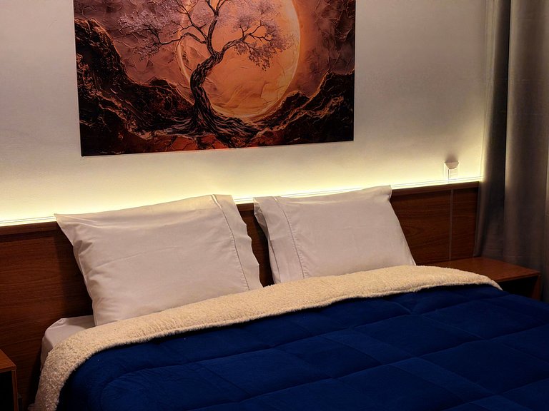 Apê de 1 dormitório | Piscina e Academia- B1005