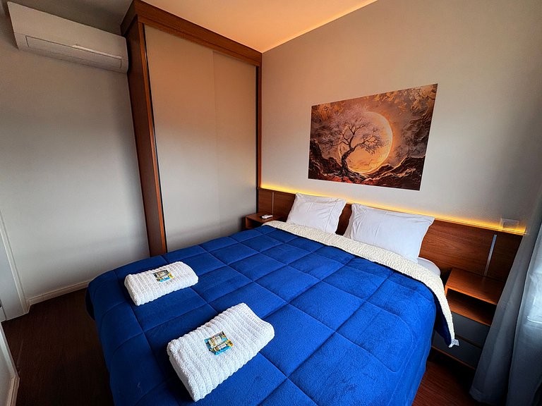 Apê de 1 dormitório | Piscina e Academia- B1005