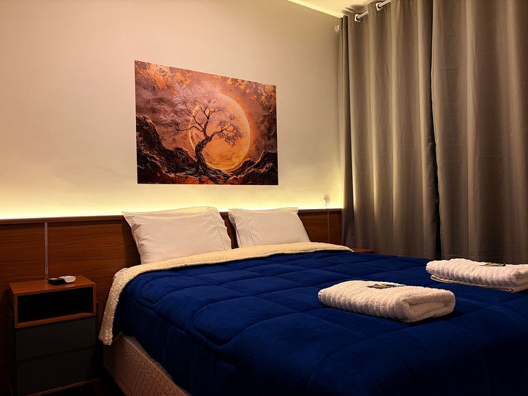 Apê de 1 dormitório | Piscina e Academia- B1005