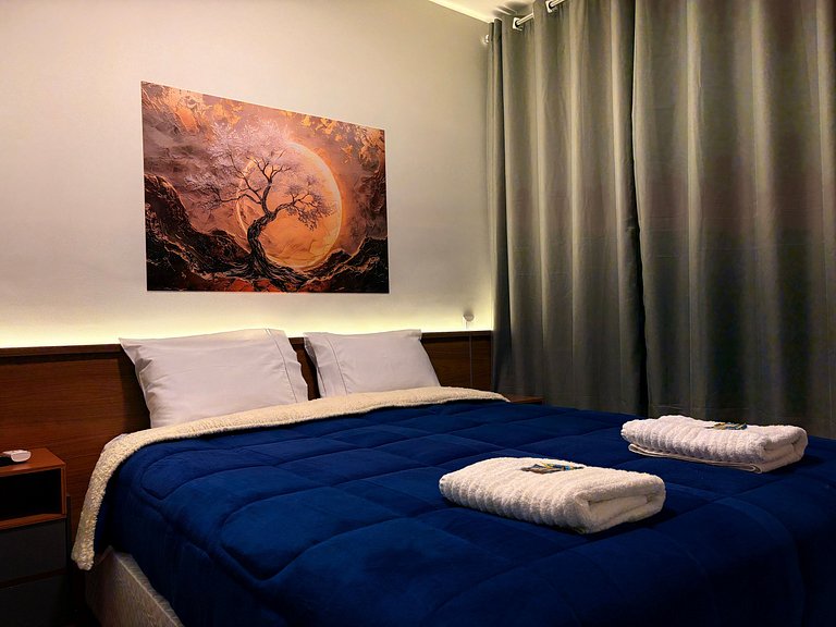 Apê de 1 dormitório | Piscina e Academia- B1005