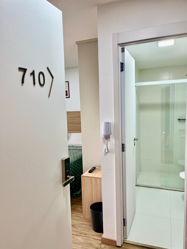 Studio no Campo Belo - 2 camas solteiro | Quad710