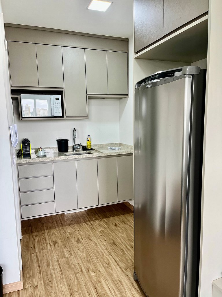 Studio no Campo Belo - 2 camas solteiro | Quad710