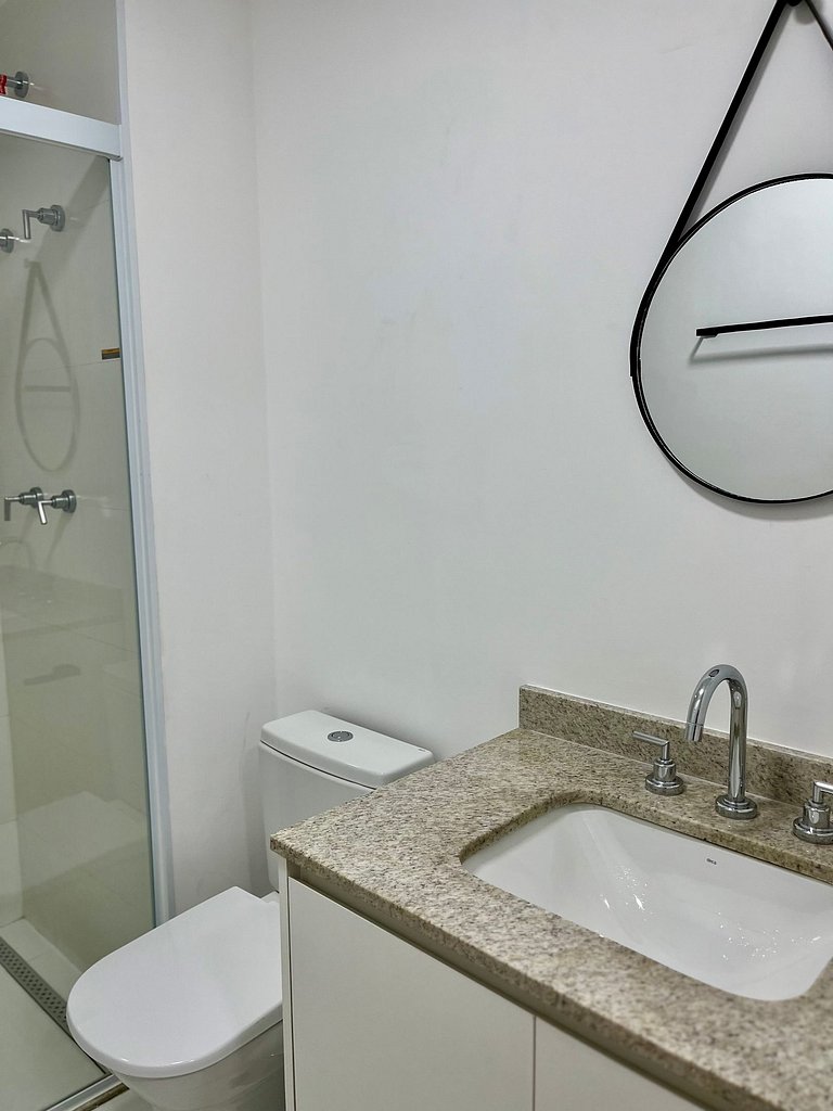 Studio no Campo Belo - 2 camas solteiro | Quad710