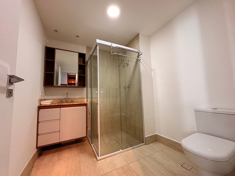 Apê de 1 dormitório | Piscina e Academia- B310