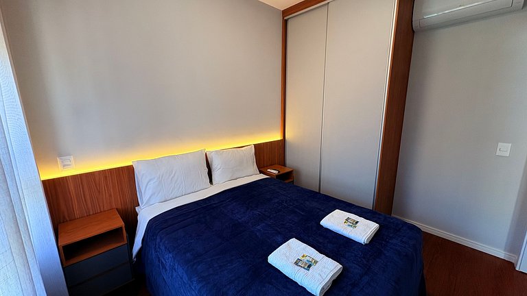 Apê de 1 dormitório | Piscina e Academia- B310