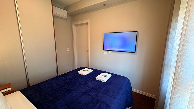 Apê de 1 dormitório | Piscina e Academia- B310