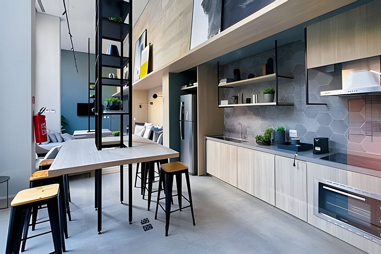 Studio Sofisticado | Aeroporto CGH | Q1016