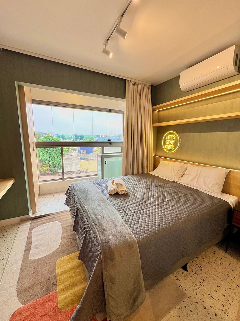 Lindo Studio Allure 413 Moema | Perto Aeroporto