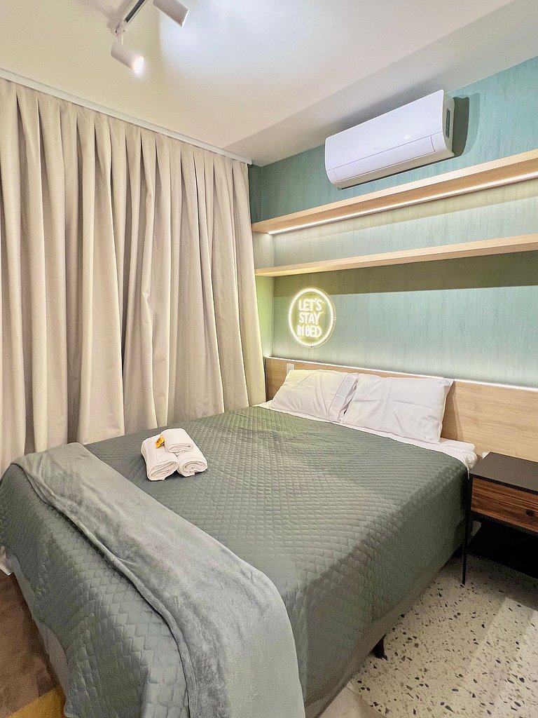 Lindo Studio Allure 413 Moema | Perto Aeroporto