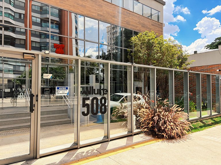 Lindo Studio Allure 413 Moema | Perto Aeroporto