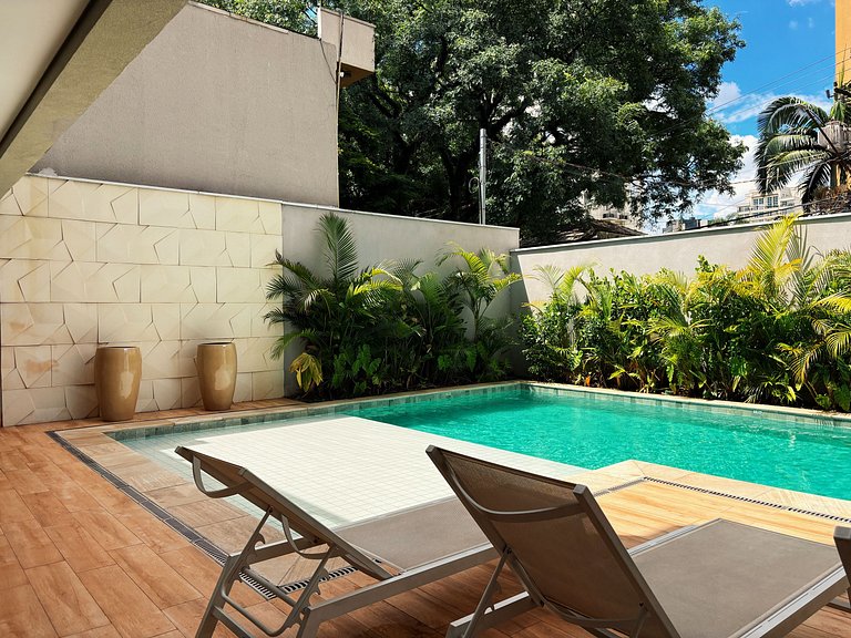 Lindo Studio Allure 413 Moema | Perto Aeroporto
