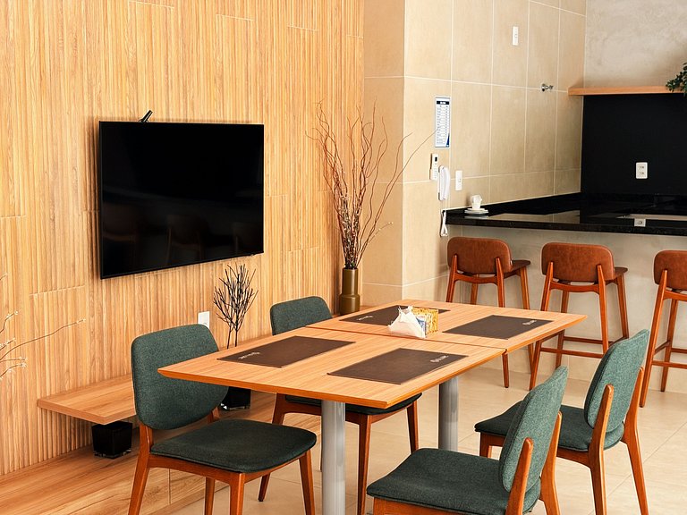 Lindo Studio Allure 413 Moema | Perto Aeroporto