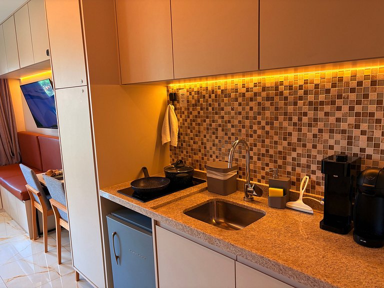 Studio Sofisticado |Coração do Campo Belo |Quad608