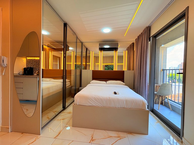 Studio Sofisticado |Coração do Campo Belo |Quad608