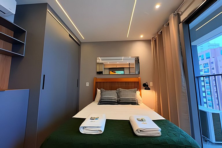 Studio Aeroporto CGH | Piscina e Academia- Q502