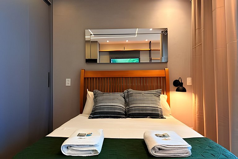 Studio Aeroporto CGH | Piscina e Academia- Q502