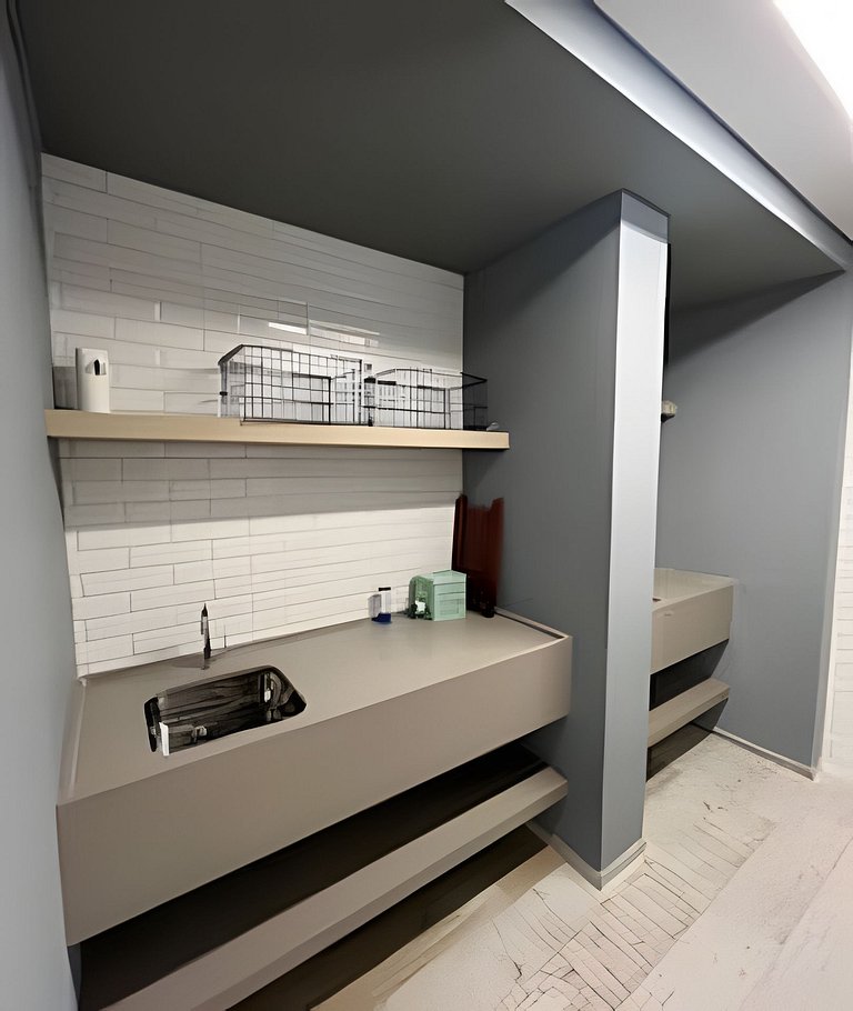 Studio Aeroporto CGH | Piscina e Academia- Q502