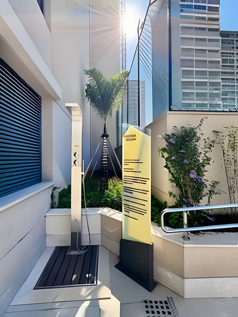 Studio Aeroporto CGH | Piscina e Academia- Q502