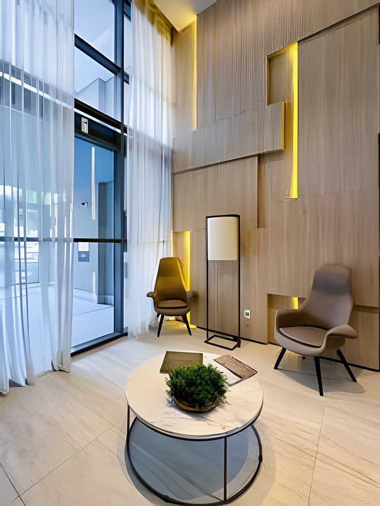 Studio Aeroporto CGH | Piscina e Academia- Q502