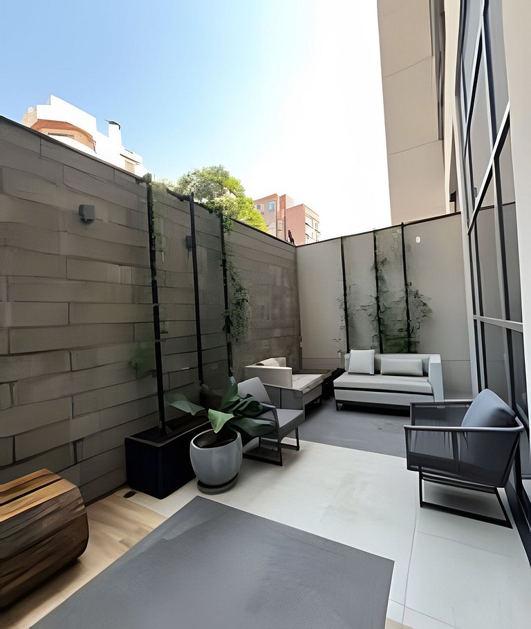 Studio Aeroporto CGH | Piscina e Academia- Q502