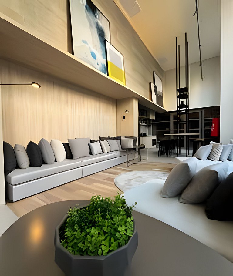 Studio Aeroporto CGH | Piscina e Academia- Q502