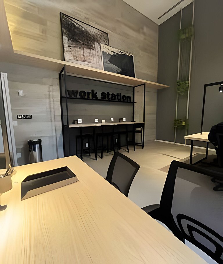 Studio Aeroporto CGH | Piscina e Academia- Q502