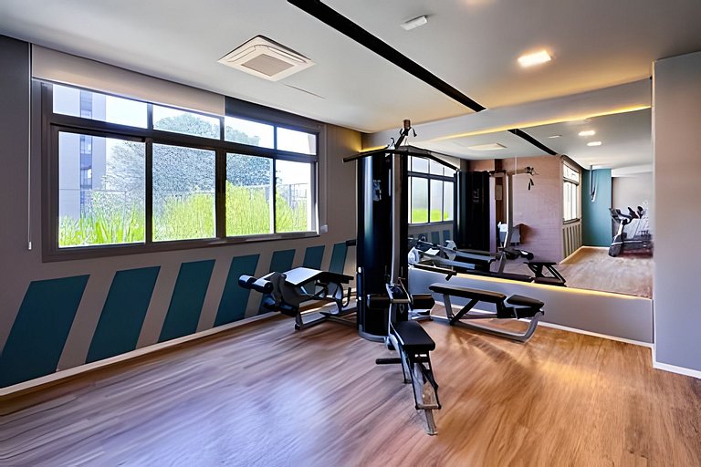 Studio Aeroporto CGH | Piscina e Academia- Q502