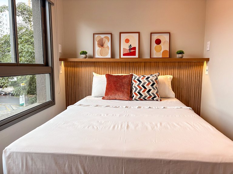 Studio Balkon GB202A Campo Belo | Próximo Metrô
